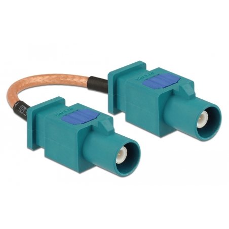DeLOCK 89663 câble coaxial RG-316 0,1 m FAKRA Z Marron, Vert