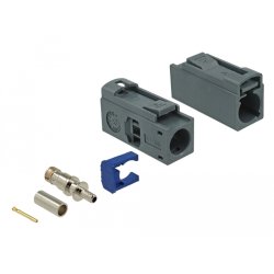 DELOCK FAKRA G Buchse 25mm lang zum Crimpen