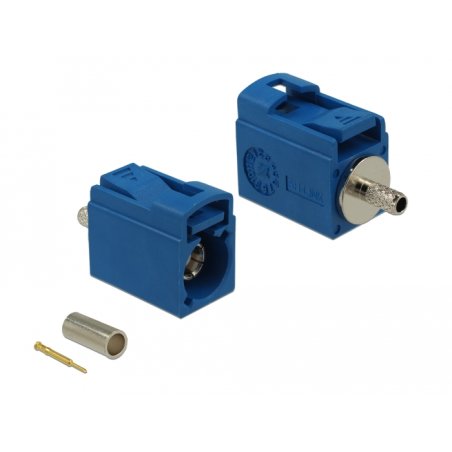 DELOCK FAKRA C Buchse 21mm kurz zum Crimpen