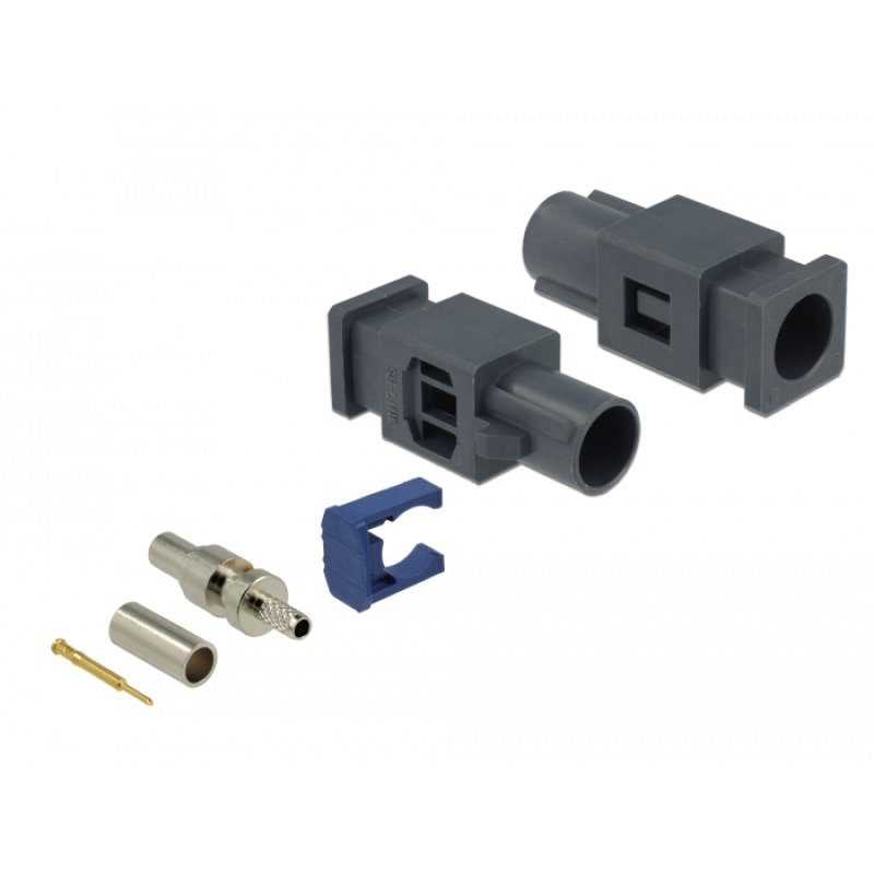 DELOCK FAKRA G Stecker Federpin zum Crimpen