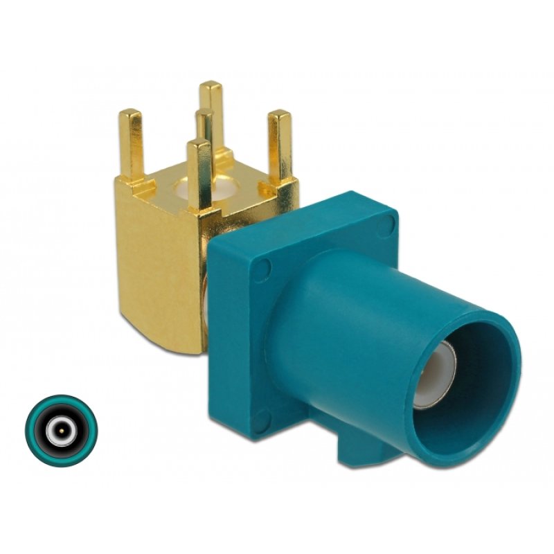 DELOCK FAKRA C Stecker 90 PCB
