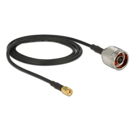 DeLOCK 88938 coaxial cable CFD200 1 m RP-SMA