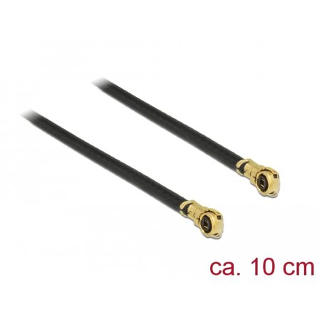 DELOCK Antennenkabel mHF 4L Stecker zu mHF 4L Stecker 1.13 10cm