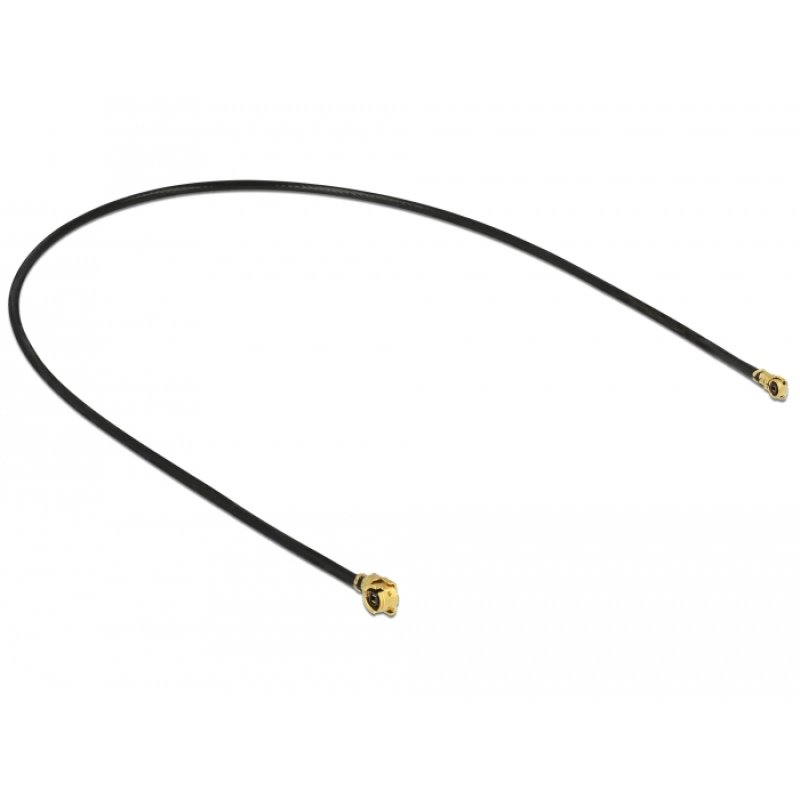DeLOCK 89648 coaxial cable 1.13 0.2 m MHF (I-PEX) MHF IV/ HSC MXHP32 Black, Gold