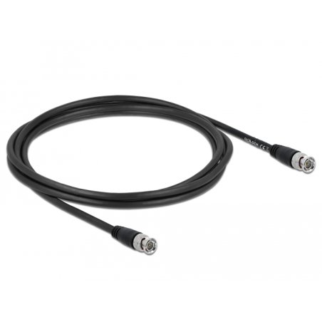 DeLOCK 80082 câble coaxial 2 m BNC Noir