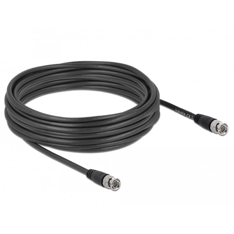 DELOCK Kabel BNC Stecker zu BNC Stecker 10m