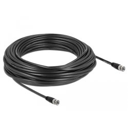 DELOCK Kabel BNC Stecker zu BNC Stecker 25m
