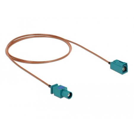 DELOCK Antennenkabel FAKRA Z Stecker FAKRA Z Buchse RG-316 0.5 m