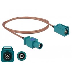 DELOCK Antennenkabel FAKRA Z Stecker FAKRA Z Buchse RG-316 1 m