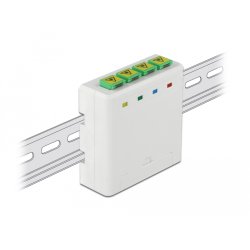 DeLOCK Optical Fiber Connection Box for DIN Rail 4 x SC Simplex or LC Duplex