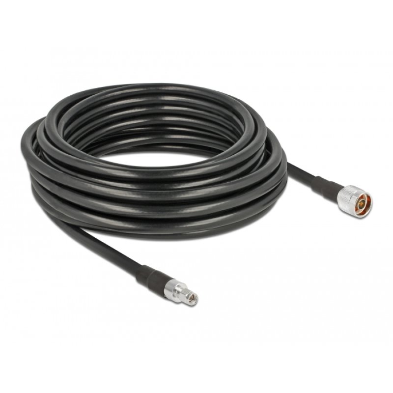 DeLOCK Antenna Cable N plug RP-SMA plug CFD400 LLC400 10 m low loss