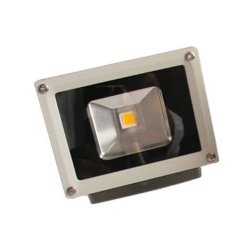 Synergy 21 LED Spot Outdoor Baustrahler 10W graues Gehäuse - warmweiß V2