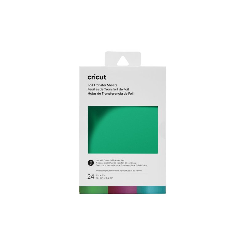 Transferfolien für Schneideplotter 10.1 cm x 15.2 cm 3 Farben je 8 St. farbsortiert