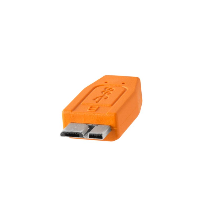 Tether Tools CUC3315-ORG câble USB USB 3.2 Gen 1 (3.1 Gen 1) 4,6 m USB A Micro-USB B 5 Gbit/s Orange