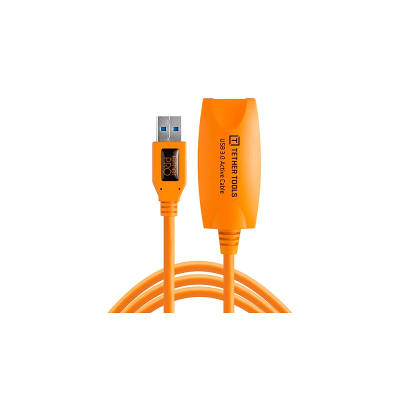 Tether Tools CU3017 USB cable USB 3.2 Gen 1 (3.1 Gen 1) 5 m USB A 5 Gbit/s Orange