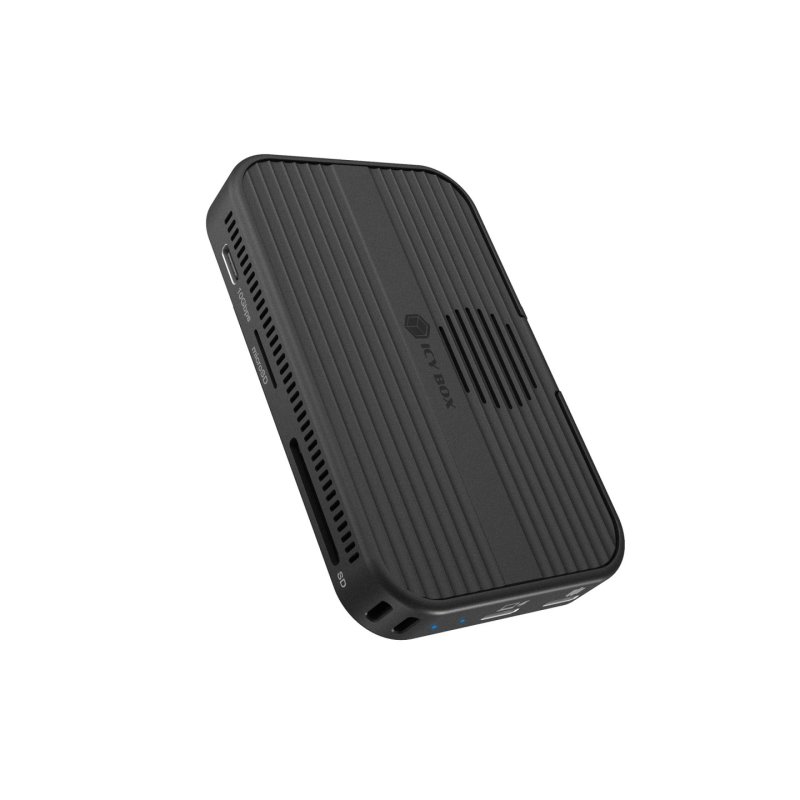 ICY BOX IB-DK4071M-CU31 USB 3.2 Gen 2 (3.1 Gen 1) Type-C Black