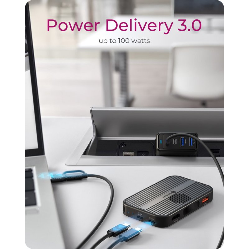 D ICY BOX IB-DK4071M-CU31 Multi Dockingstation