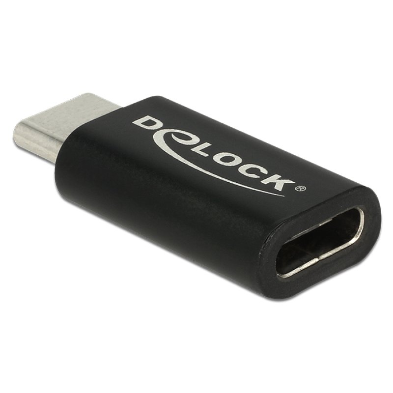 DeLOCK 65697 changeur de genre de câble USB Type-C Noir