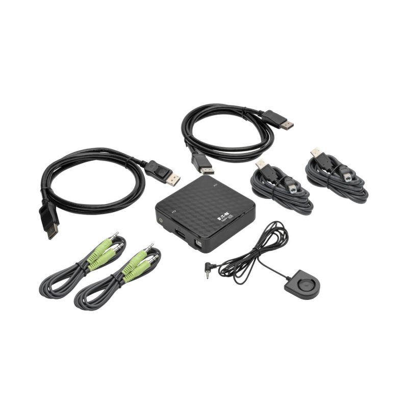Tripp Lite B004-DP2UA2-K commutateur écran, clavier et souris Noir