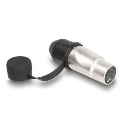DeLOCK RJ45 Modular Plug field-assembly Cat.6A with robust cable plug housing and protective cap suitable for the