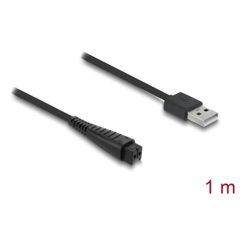 DeLOCK USB Charging Cable 4.8 V for Electric Shavers compatible with Panasonic ES-LV97, ES-LA63, RE7-51, RE7-59 series