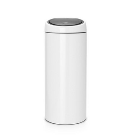 Brabantia Mülleimer Touch Bin New, weiss, 30 L