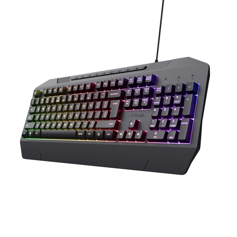 Trust GXT 836 EVOCX clavier Gaming USB Français Noir
