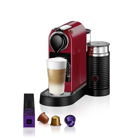 Kaffeekapselmaschine Krups XN7615 New CitiZ & Milk Rot