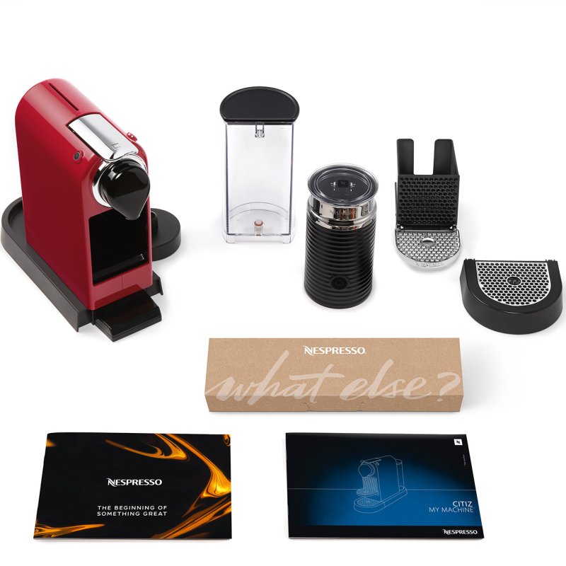 Kaffeekapselmaschine Krups XN7615 New CitiZ & Milk Rot