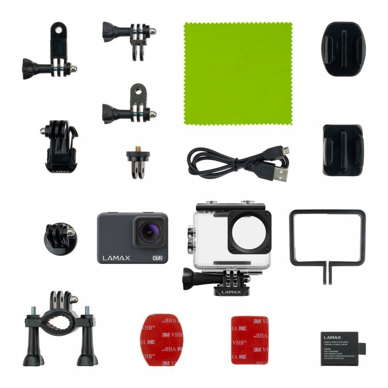 Lamax LAMAXX72 caméra pour sports d'action 16 MP 4K Ultra HD Wifi 65 g