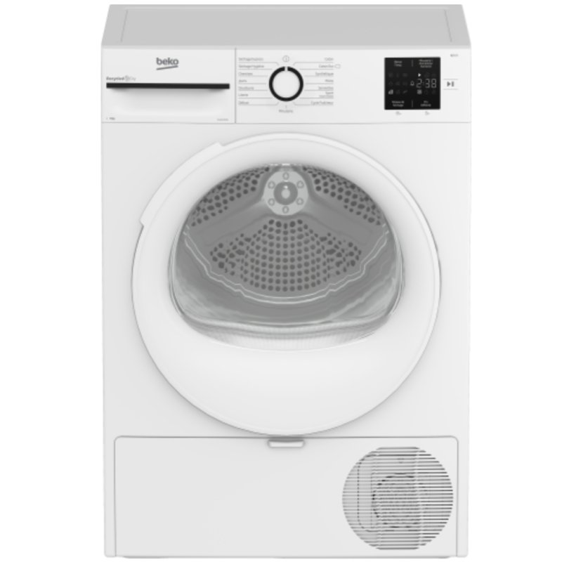 Beko D14H19301 tumble dryer Freestanding Front-load 9 kg White