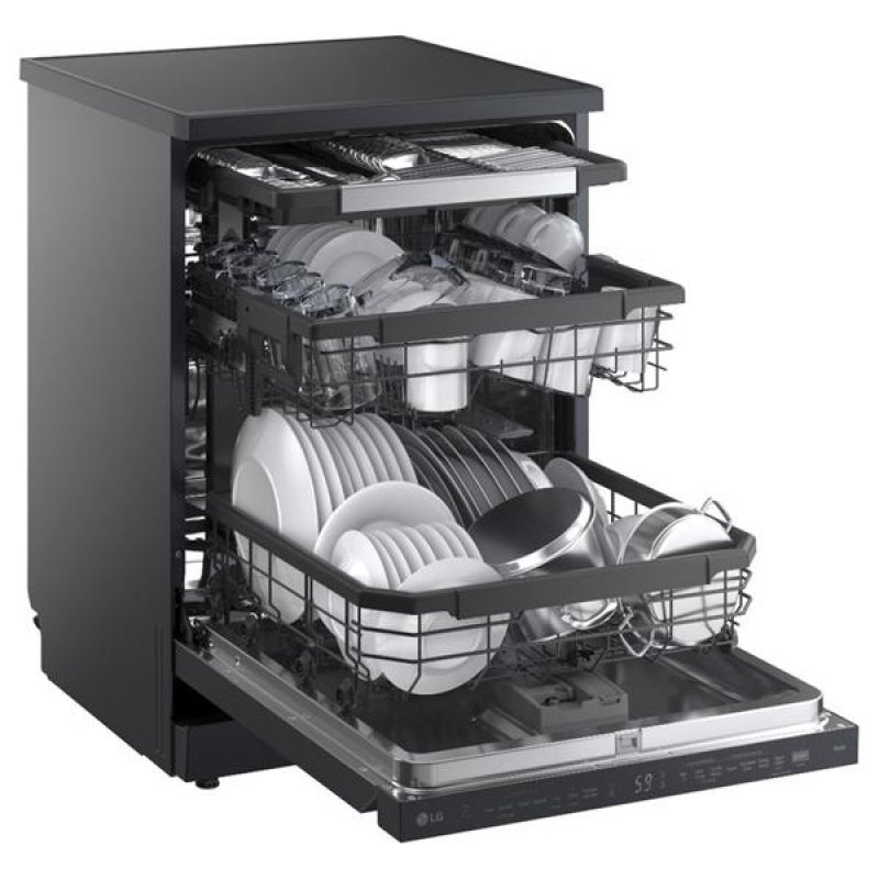 Lave-vaisselle TrueSteam™ 14 couverts - Classe A - 43 dB - Carbone - La *