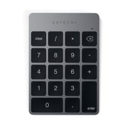 ALUMINUM RECHARGEABLE BT KEYPAD SPACE GR