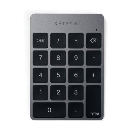 ALUMINUM RECHARGEABLE BT KEYPAD SPACE GR