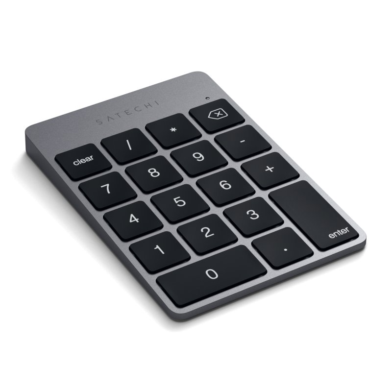 ALUMINUM RECHARGEABLE BT KEYPAD SPACE GR