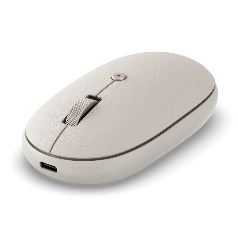 SATECHI WIRELESS MOUSSE ON-THE-GO - SAND