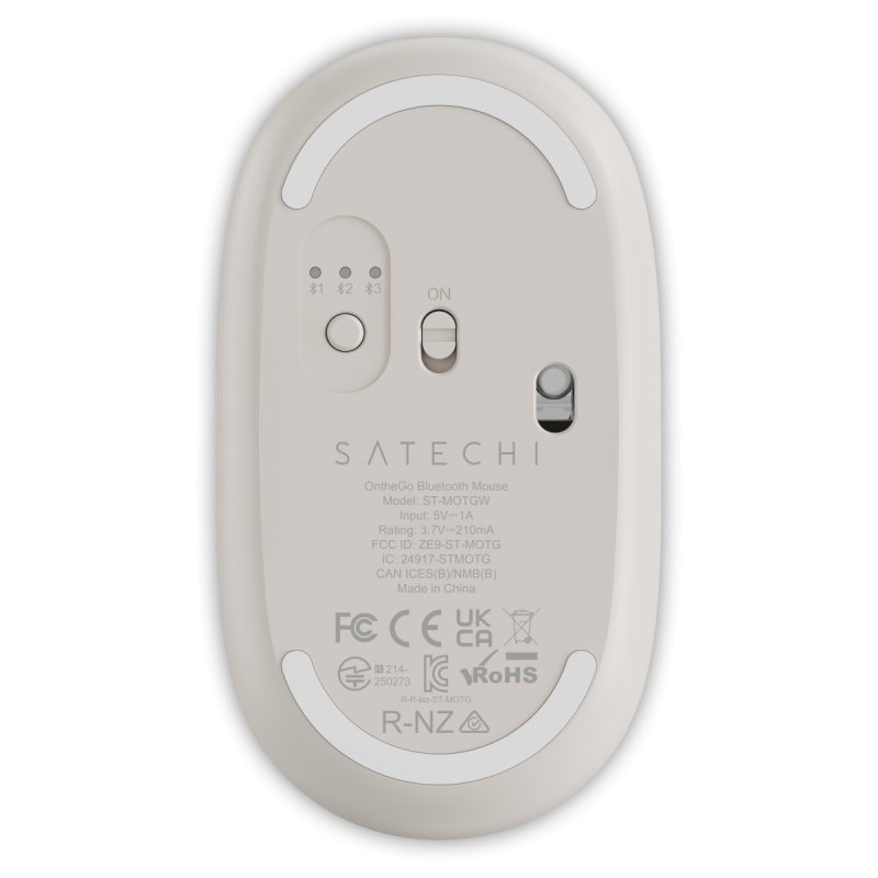 SATECHI WIRELESS MOUSSE ON-THE-GO - SAND