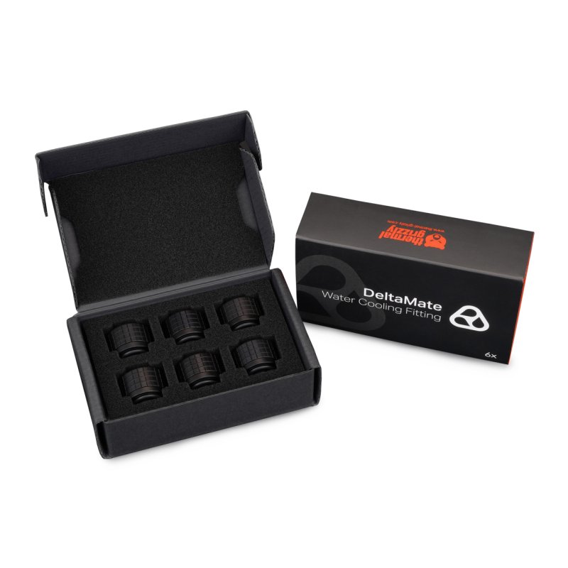 DeltaMate Fitting ? ST16 (schwarz, 6er Pack)