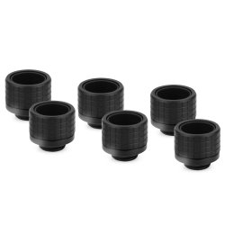 DeltaMate Fitting ? HT16 (schwarz, 6er Pack)