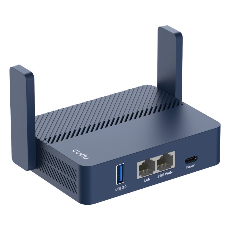 Cudy AX3000 wireless router Gigabit Ethernet Blue