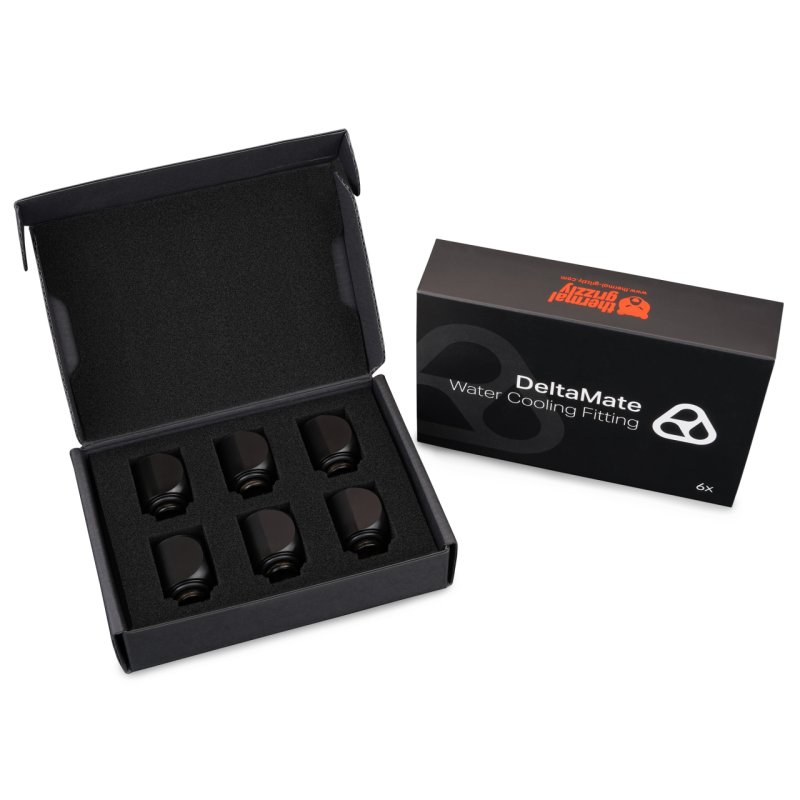 DeltaMate Rotary ? 90° (schwarz, 6er Pack)