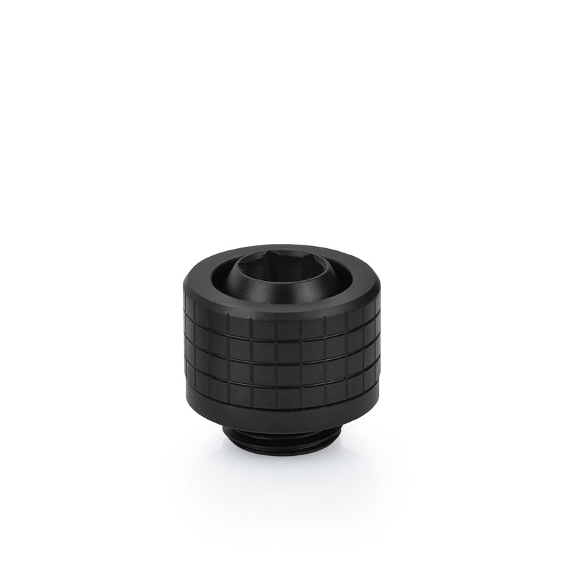 Thermal Grizzly DeltaMate Kompressions-Fitting, Messing, G1/4”-Gewinde - schwarz, ST13, 6er-Pack