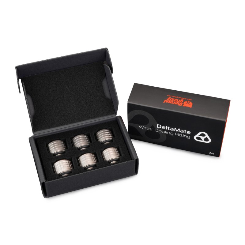 DeltaMate Fitting ? ST16 (nickel, 6er Pack)