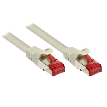 Alcasa RJ45-RJ45, m-m, 0.5m networking cable Grey Cat6 S/FTP (S-STP)