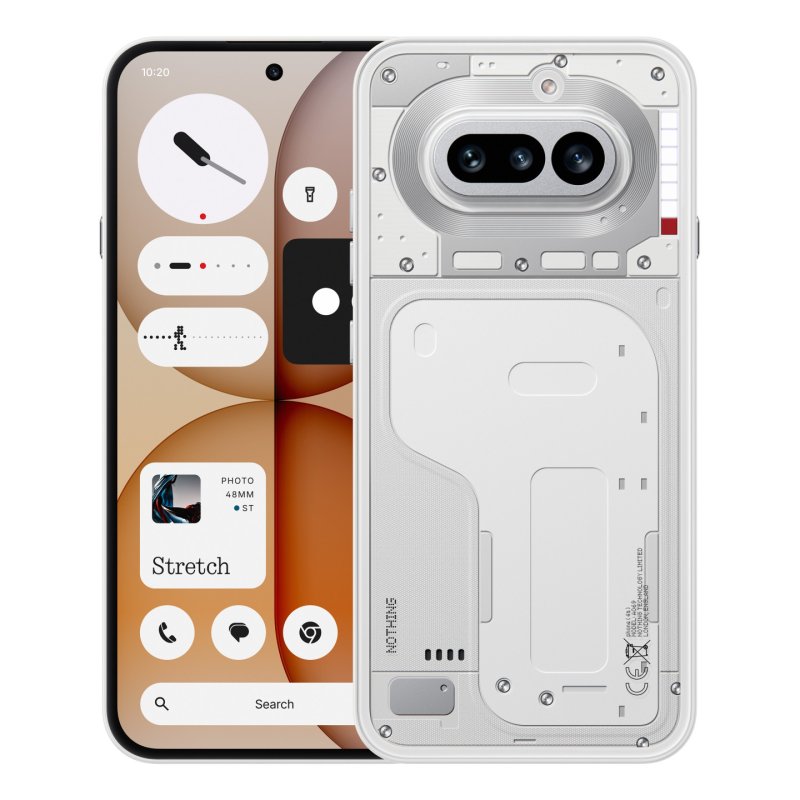Nothing 4a 17,2 cm (6.78") Double SIM Android 16.0 5G 8 Go 128 Go 5080 mAh Blanc