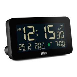 Braun BC10B-DCF réveille-matin Réveil numérique Noir