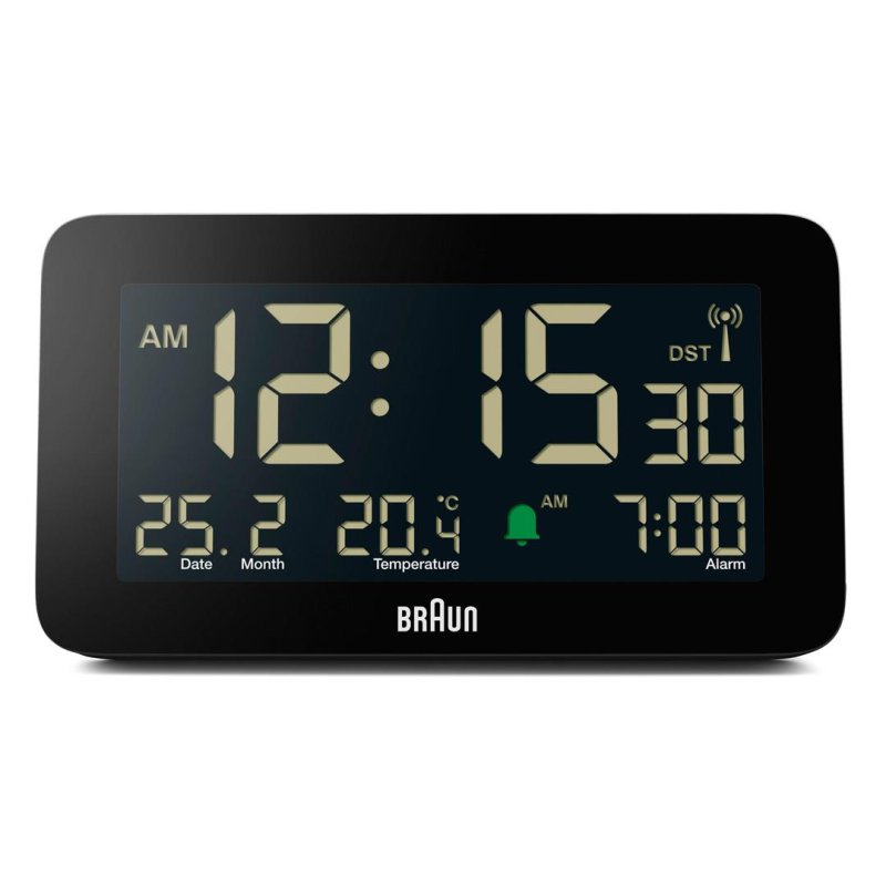 BC10B-DCF Funk-Digitalwecker fr die Mitteleuropische Zeitzone (DCF)