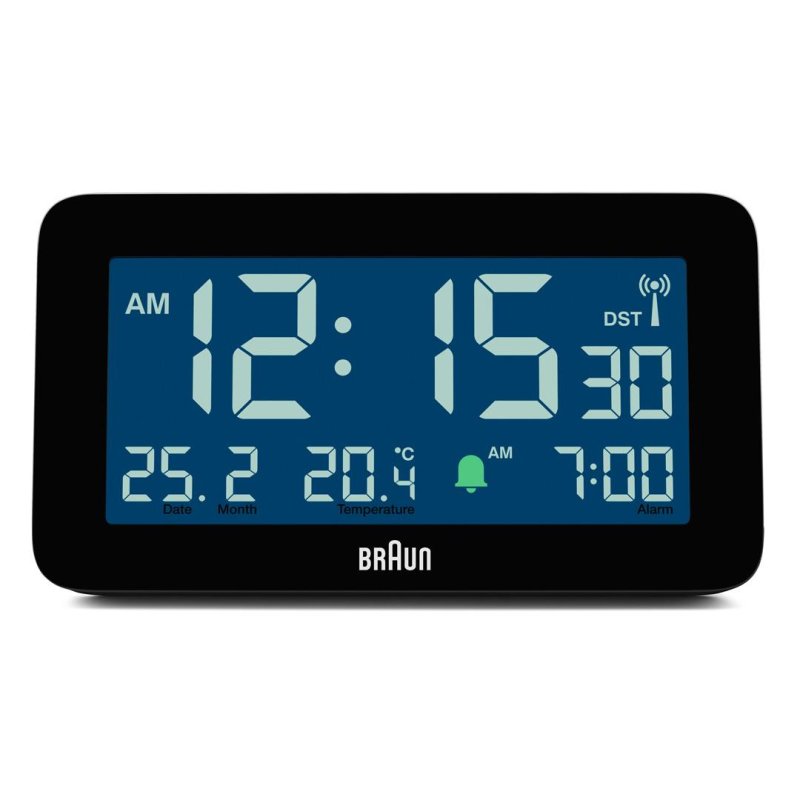 Braun BC10B-DCF réveille-matin Réveil numérique Noir