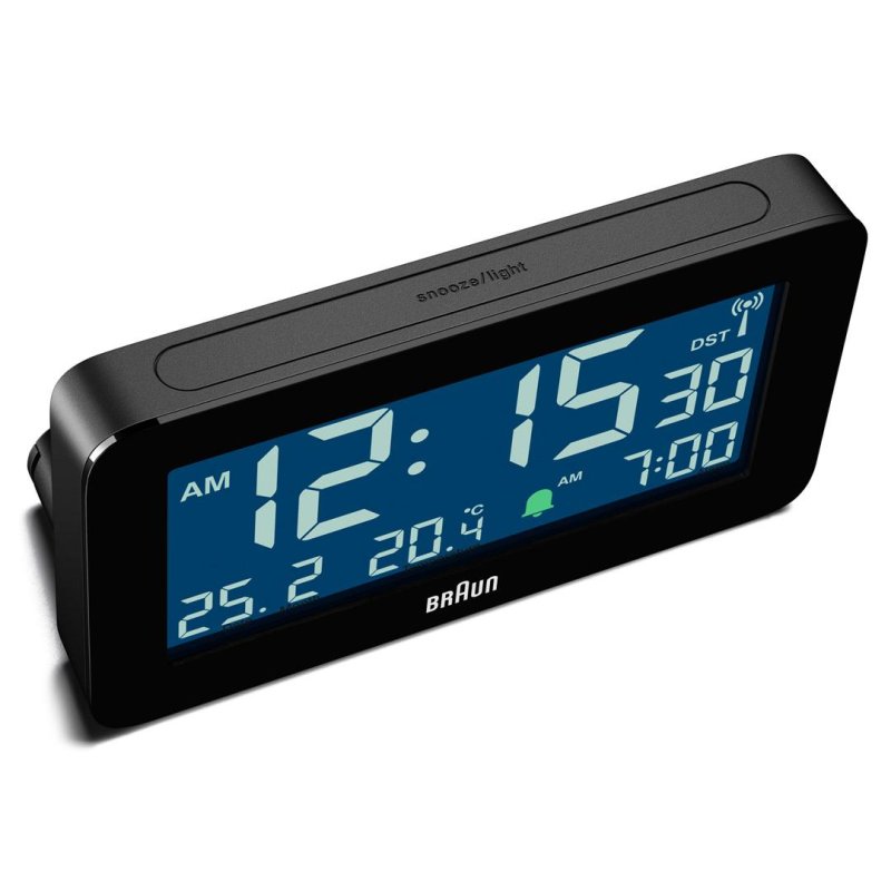 Braun BC10B-DCF alarm clock Digital alarm clock Black