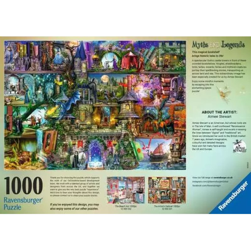 Ravensburger 12000089 Jeu de puzzle 1000 pièce(s) Fantaisie